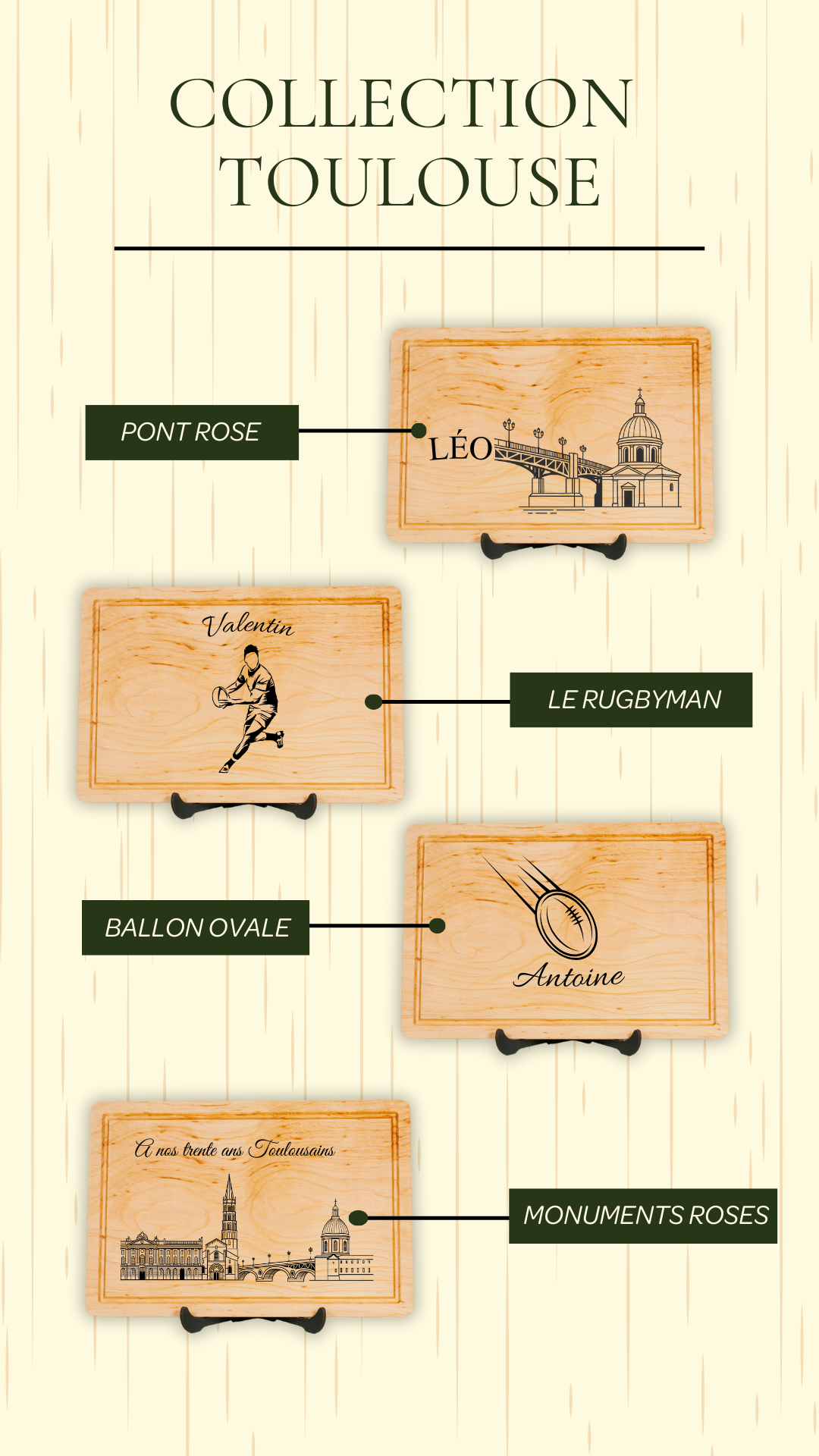 Planche à découper personnalisable - Medium