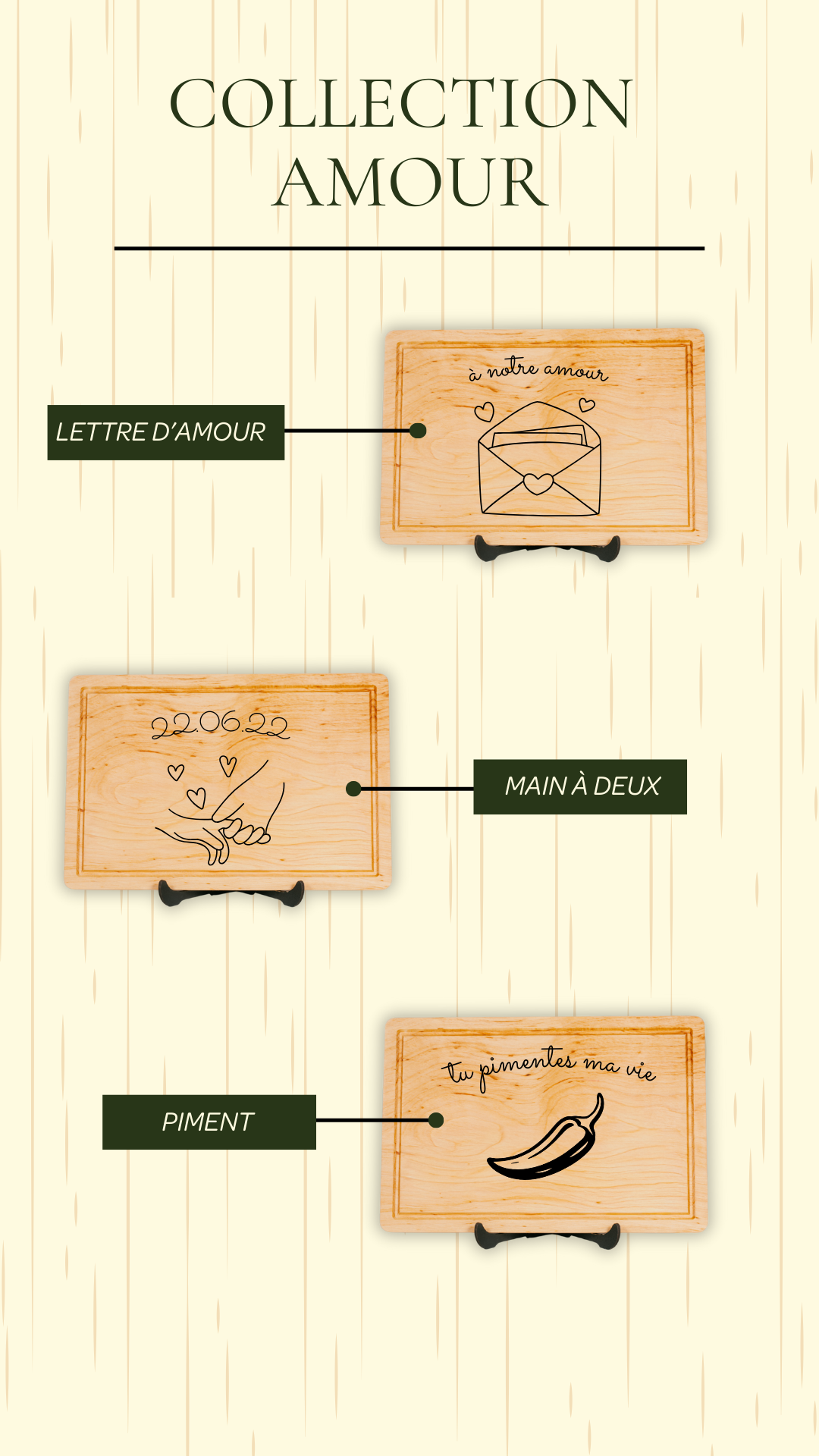 Planche à découper personnalisable - Medium