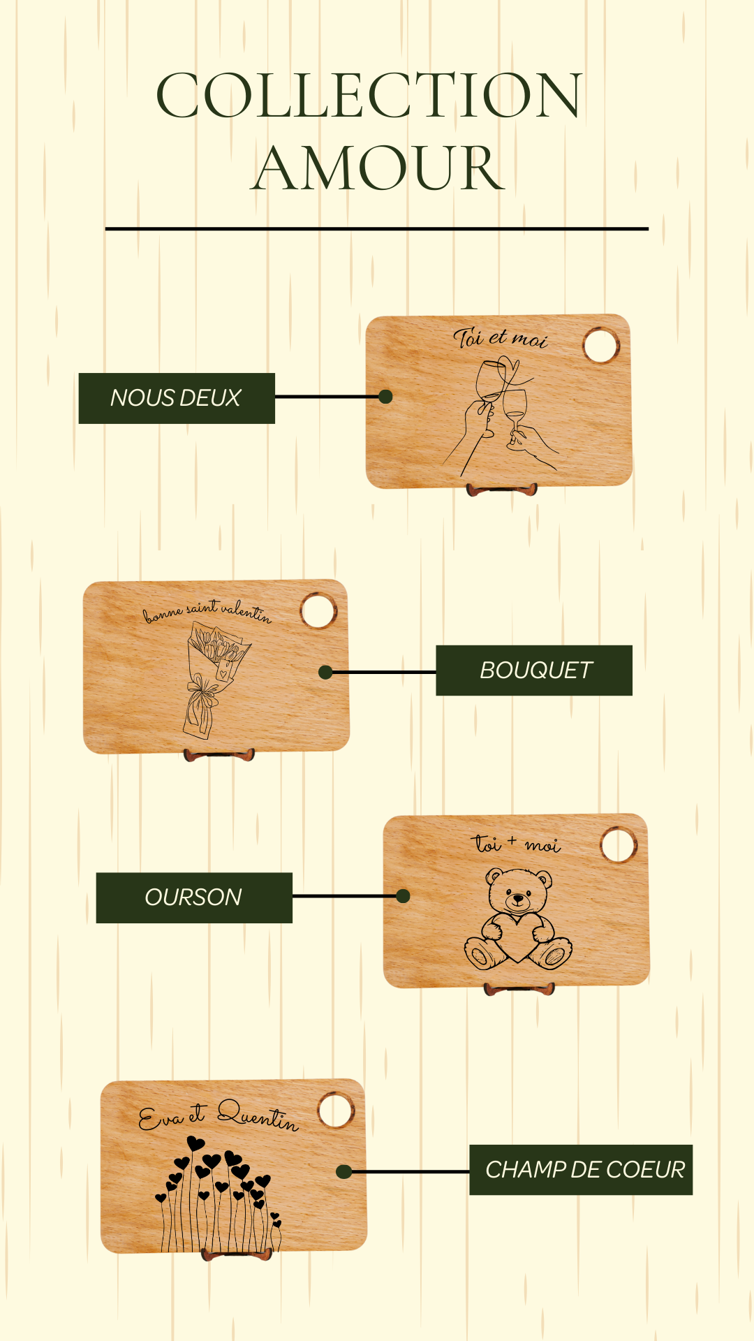 Planche à découper personnalisable - Small