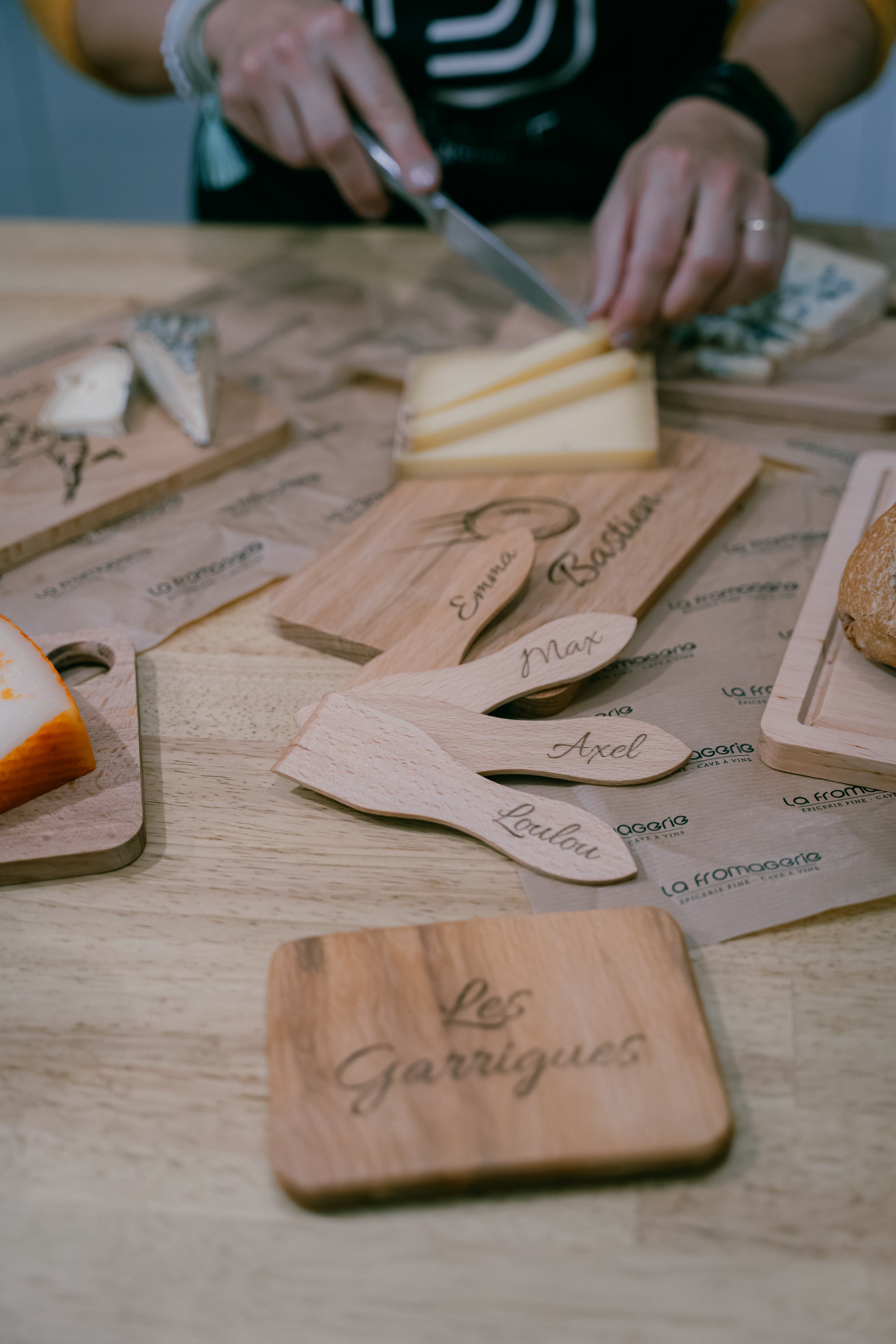 Spatules & repose-poêlons personnalisables I Set de 8