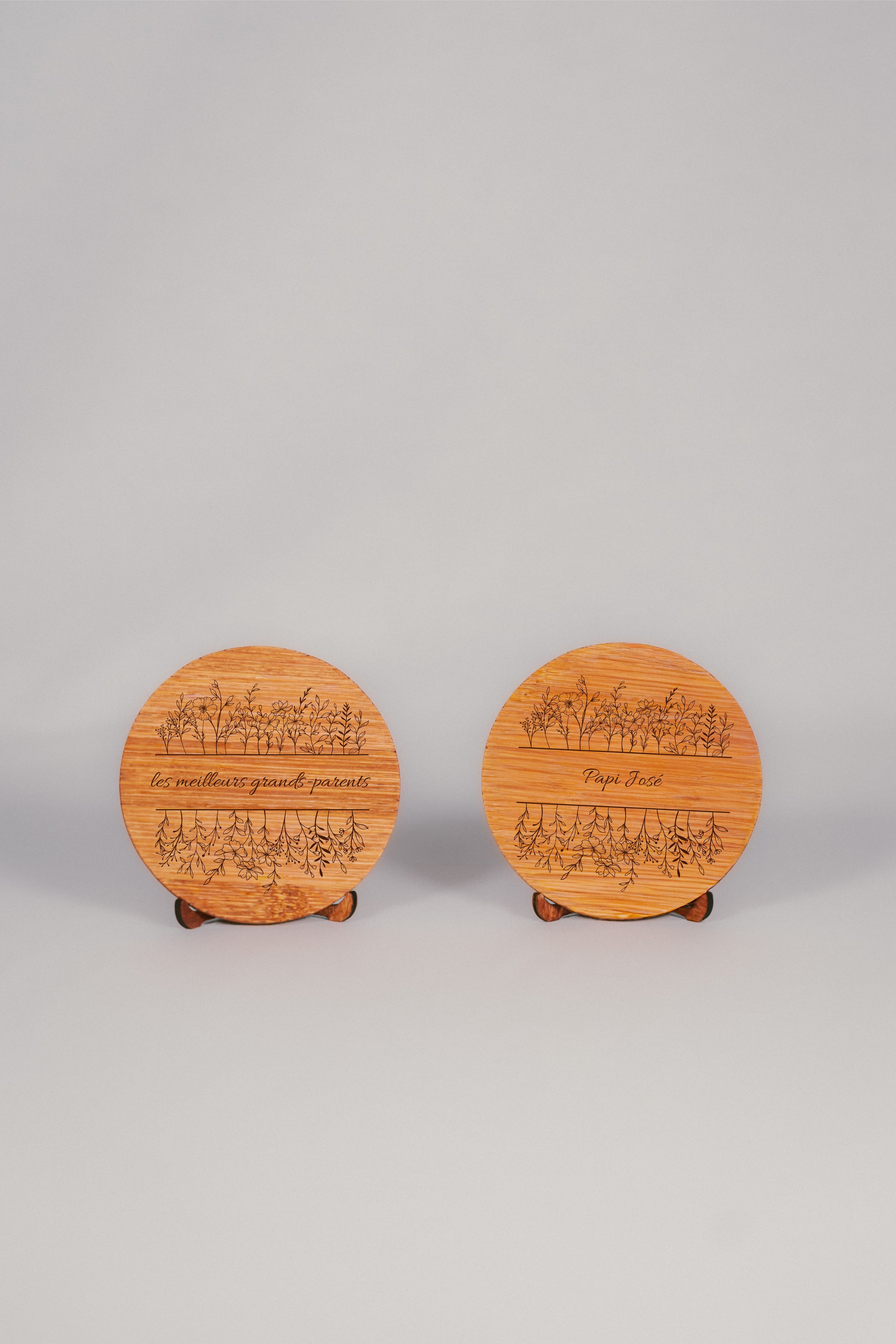 Dessous de verre personnalisable I Set de 4