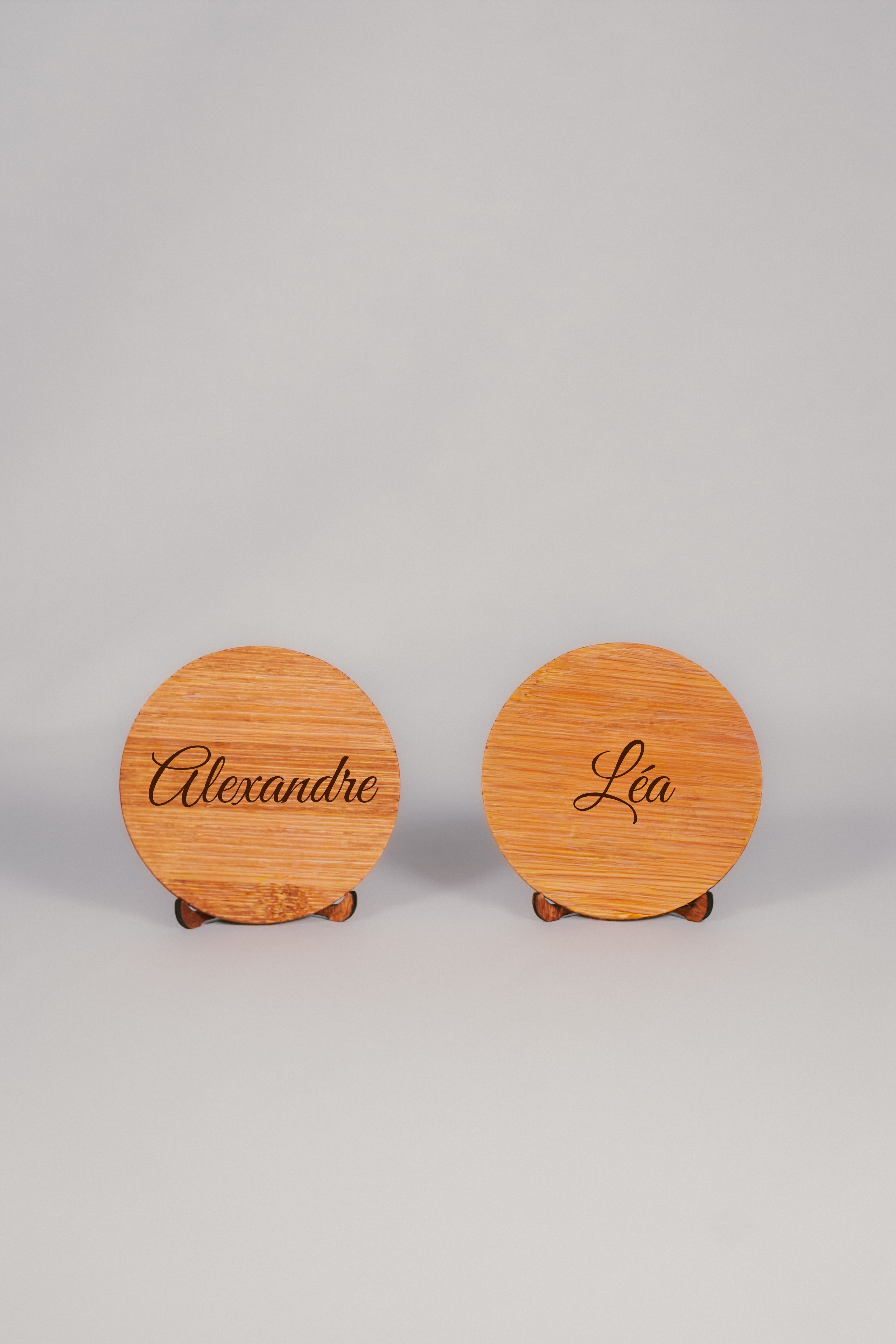 Dessous de verre personnalisable I Set de 4