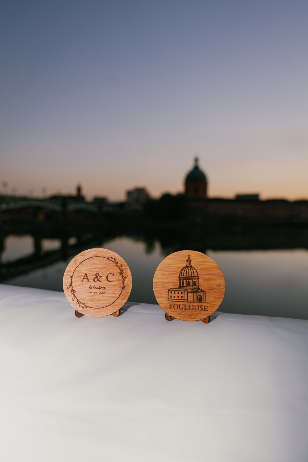 Dessous de verre personnalisable I Set de 6