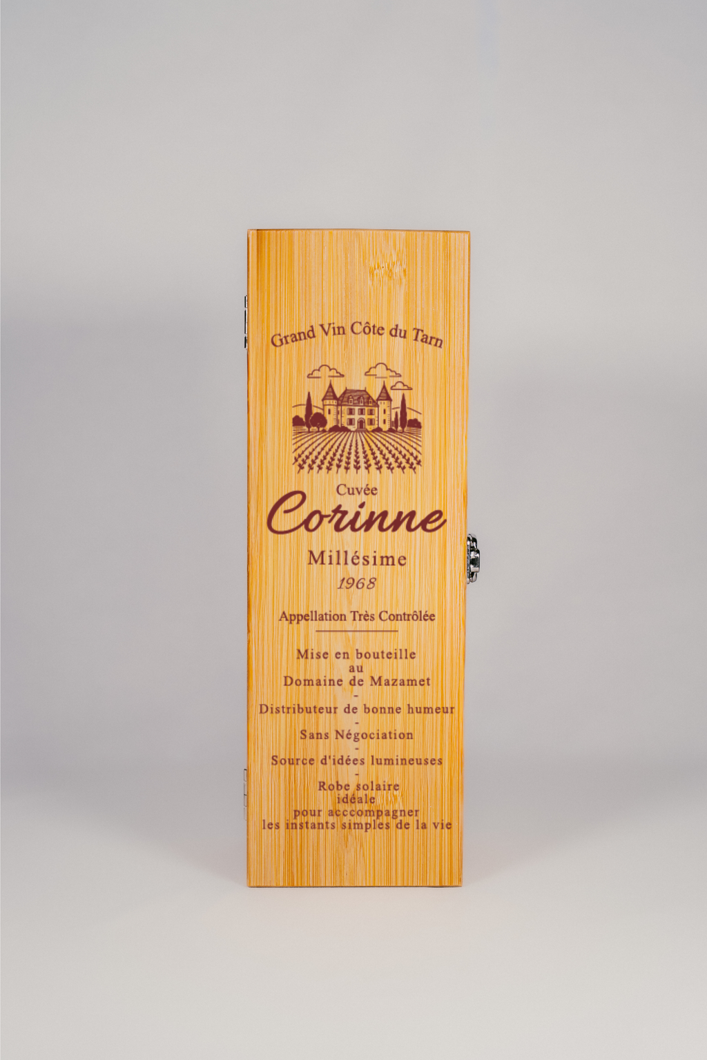 Service à vin personnalisable