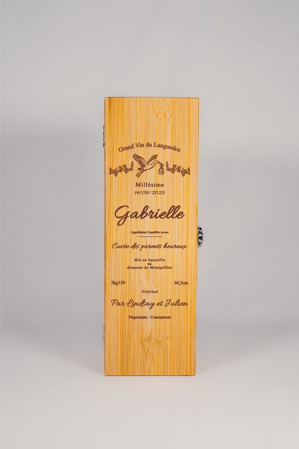 Service à vin personnalisable