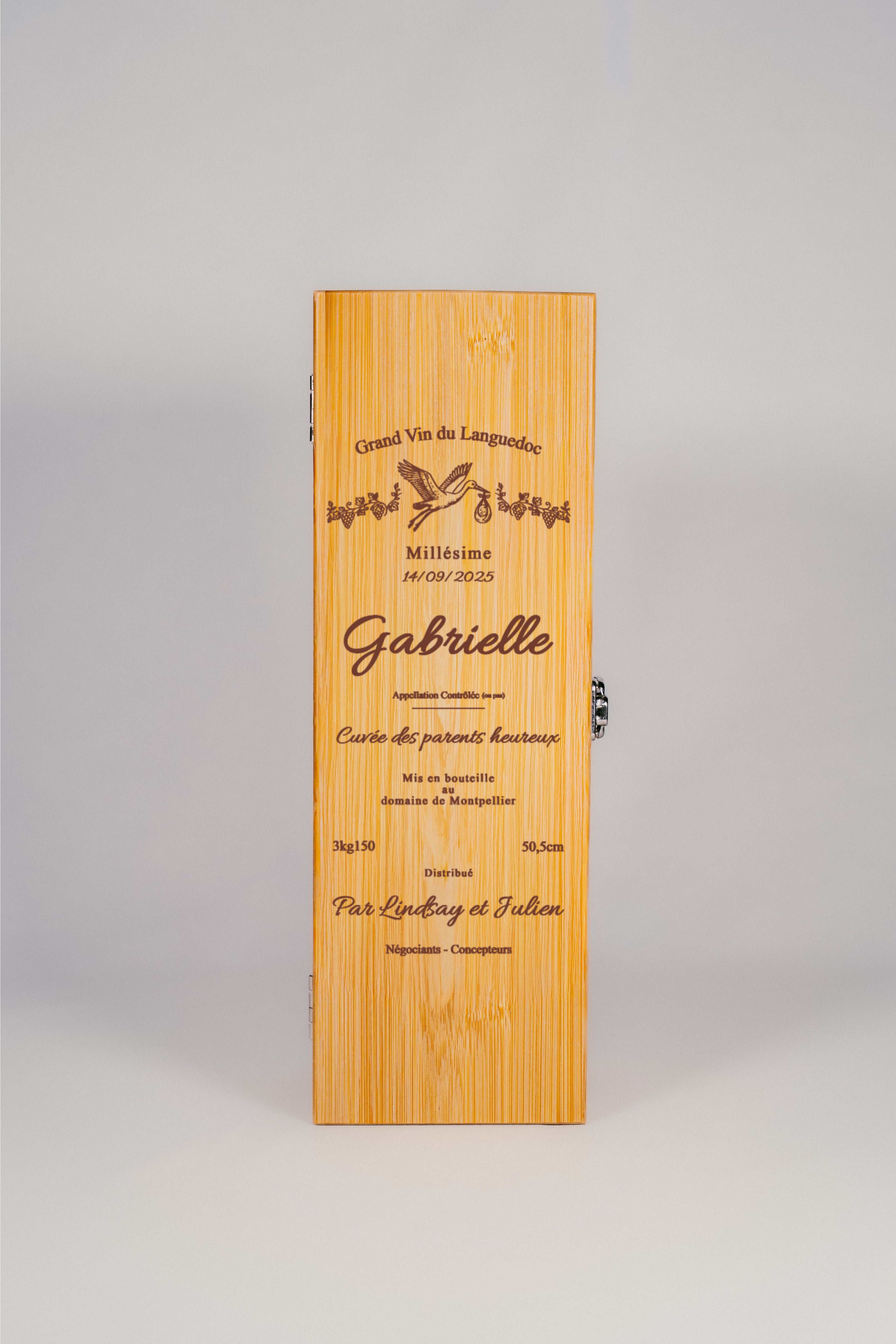 Service à vin personnalisable